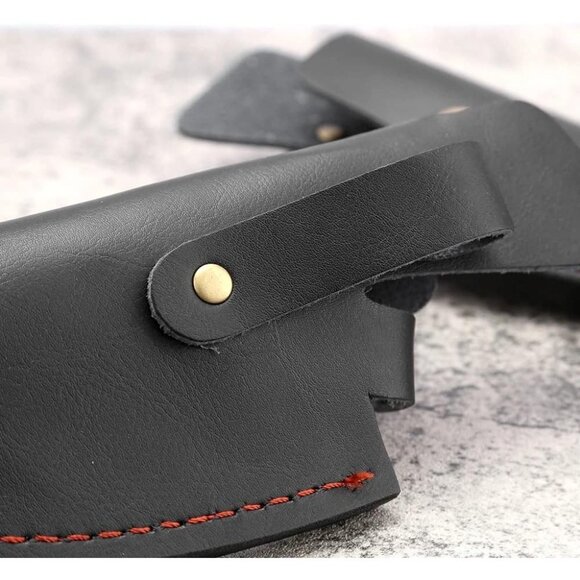 5.5"6" Inch Knife Sheath Leather Case For Fixed Blade Serbian Boning Knife Holde - Picture 3 of 3